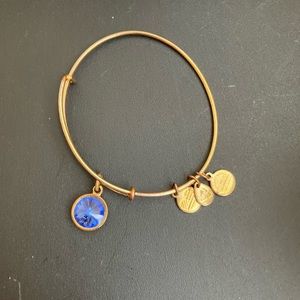 September birthstone Alex and Ani bracelet